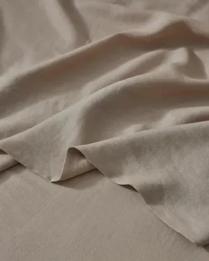 Weave Ravello Linen Flat Sheet - Shell