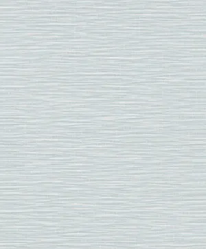 Weave White/Green Wallpaper from Eden Collection by Galerie Wallcoverings