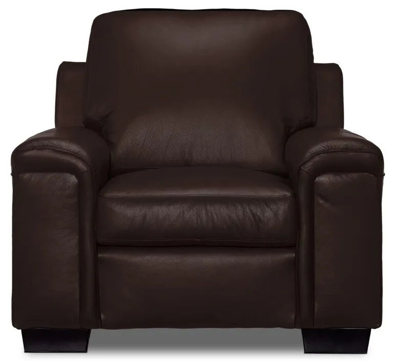 Webster Leather Chair - Mocha