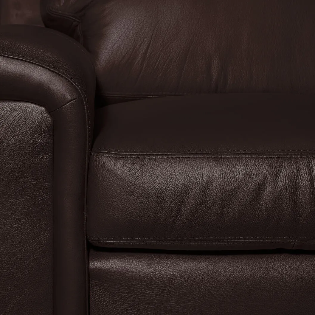 Webster Leather Chair - Mocha