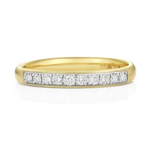 Wedding Band 18ct Gold Diamond Eternity Ring WQ225/I