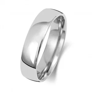 Wedding Band 18K Slight Court 5mm-1.75 Wedding  Ring WQ115WH