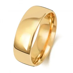 Wedding Band 18K Slight Court 7mm-1.8 Wedding  Ring WQ117H