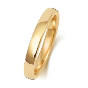 Wedding Band 18K Soft Court 2.5mm-2.0 Wedding  Ring WQ132EH/I