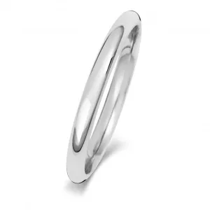 Wedding Band 18K Trad Court 2mm Wedding  Ring WQ161WH