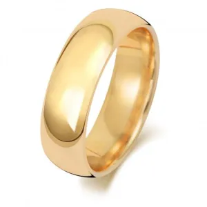 Wedding Band 18K Trad Court 6mm-1.25 Wedding  Ring WQ166L