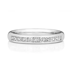 Wedding Band 9ct White Gold Diamond Eternity Ring WQ246W