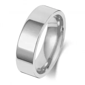 Wedding Band 9K Flat Court 6mm-1.5 Wedding  Ring W126WM