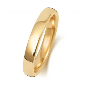 Wedding Band 9K Soft Court 3 mm-1.4 Wedding  Ring W133M