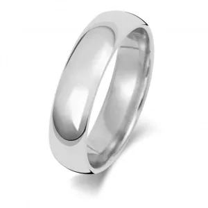 Wedding Band 9K Trad Court 5mm-1.2 Wedding  Ring W165WL