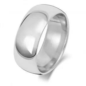 Wedding Band 9K Trad Court 8mm-1.25 Wedding  Ring W168WL