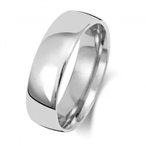 Wedding Band Platinum Slight Court 6mm-1.8 Wedding  Ring WP116H