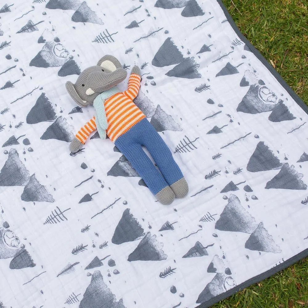 Weegoamigo Stroller Blanket - Snowy Mountain