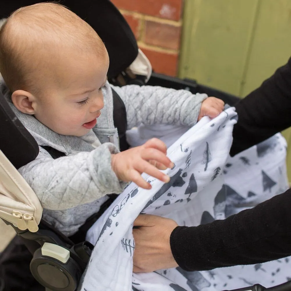 Weegoamigo Stroller Blanket - Snowy Mountain