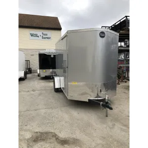 Wells Cargo 6 x 12 Silver Road Force V Trailer