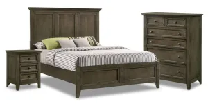 Wendell 5-Piece King Bedroom Set - Pewter