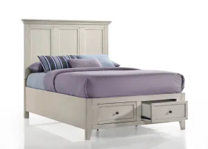 Wendell Full Storage Bed - Antique White