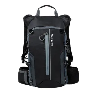 WEST BIKING Mountain Bike Riding Backpack Outdoor Lightweight Travel Bag(Black)