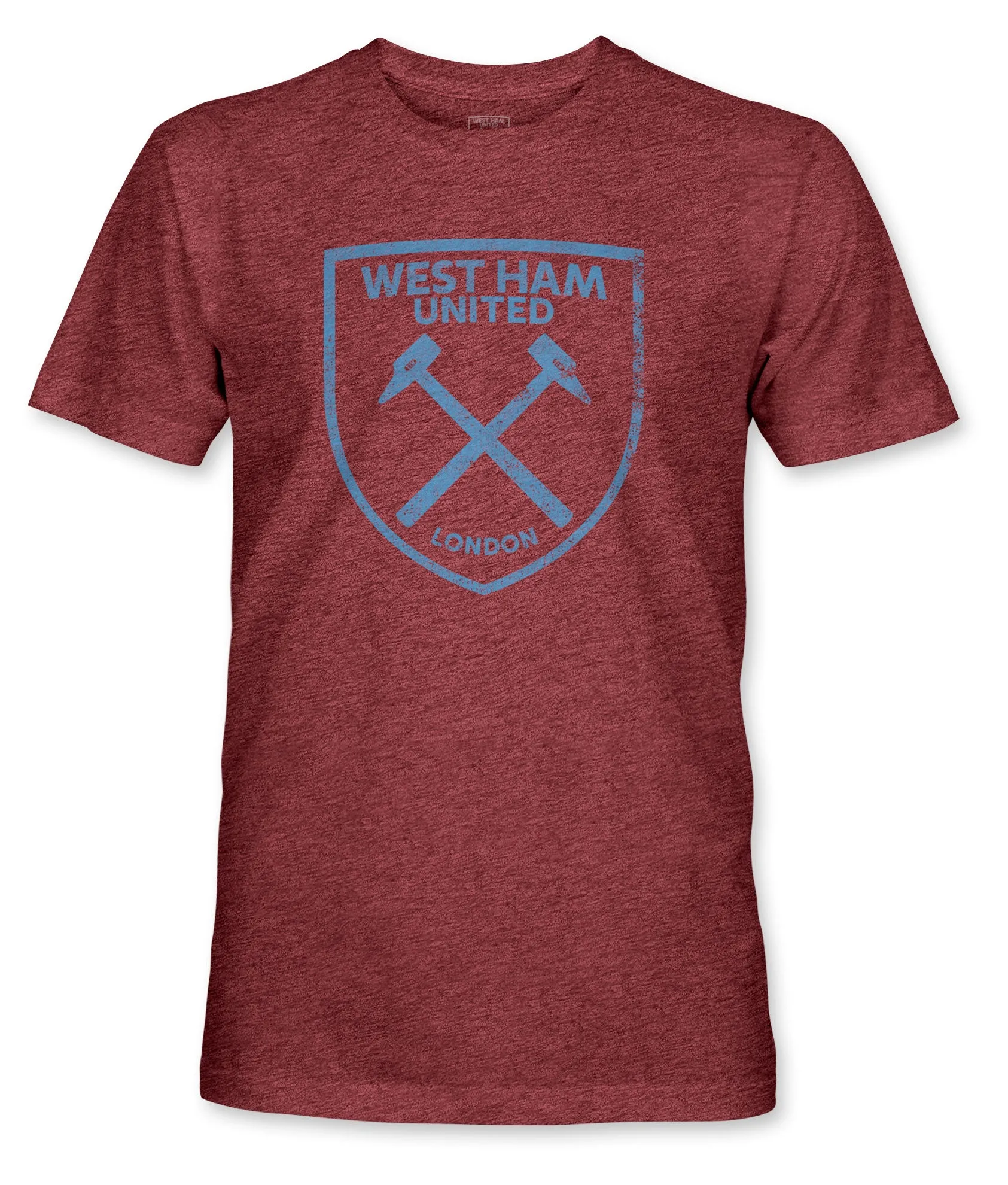 West Ham United Aaron Wan-Bissaka Vintage Triblend T-Shirt - Claret