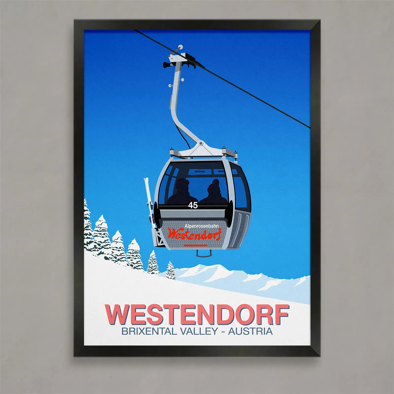 Westendorf ski poster