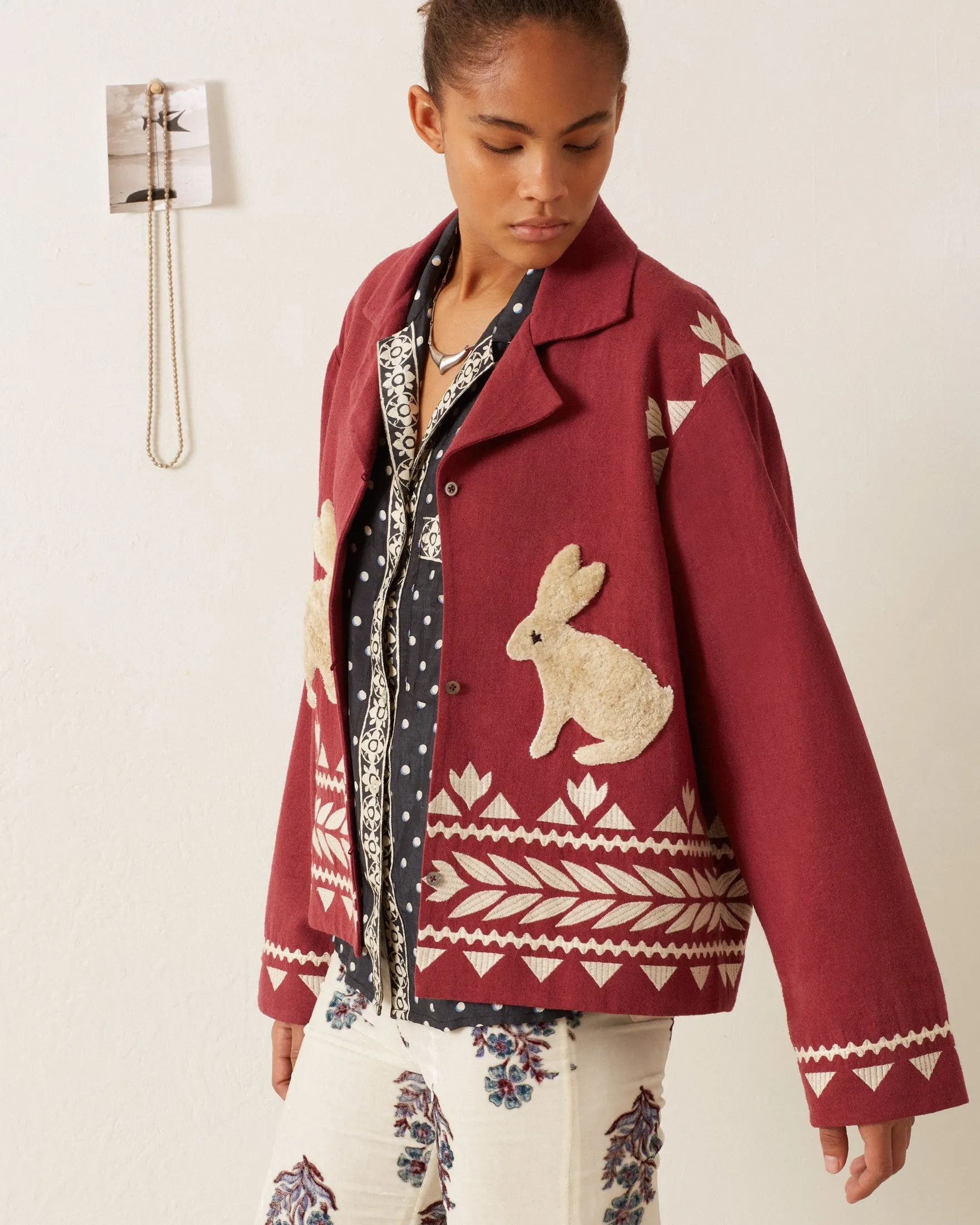 Western Plum Hare Jacket