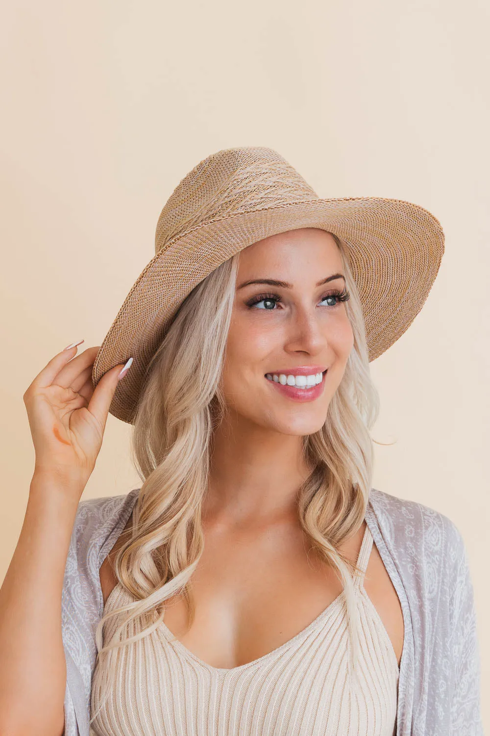 Western Whisper Straw Brim Hat