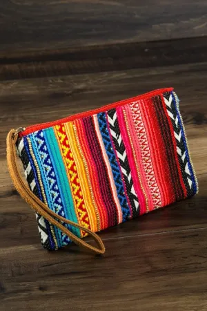 Western Zarape Ethnic Pattern Clutch