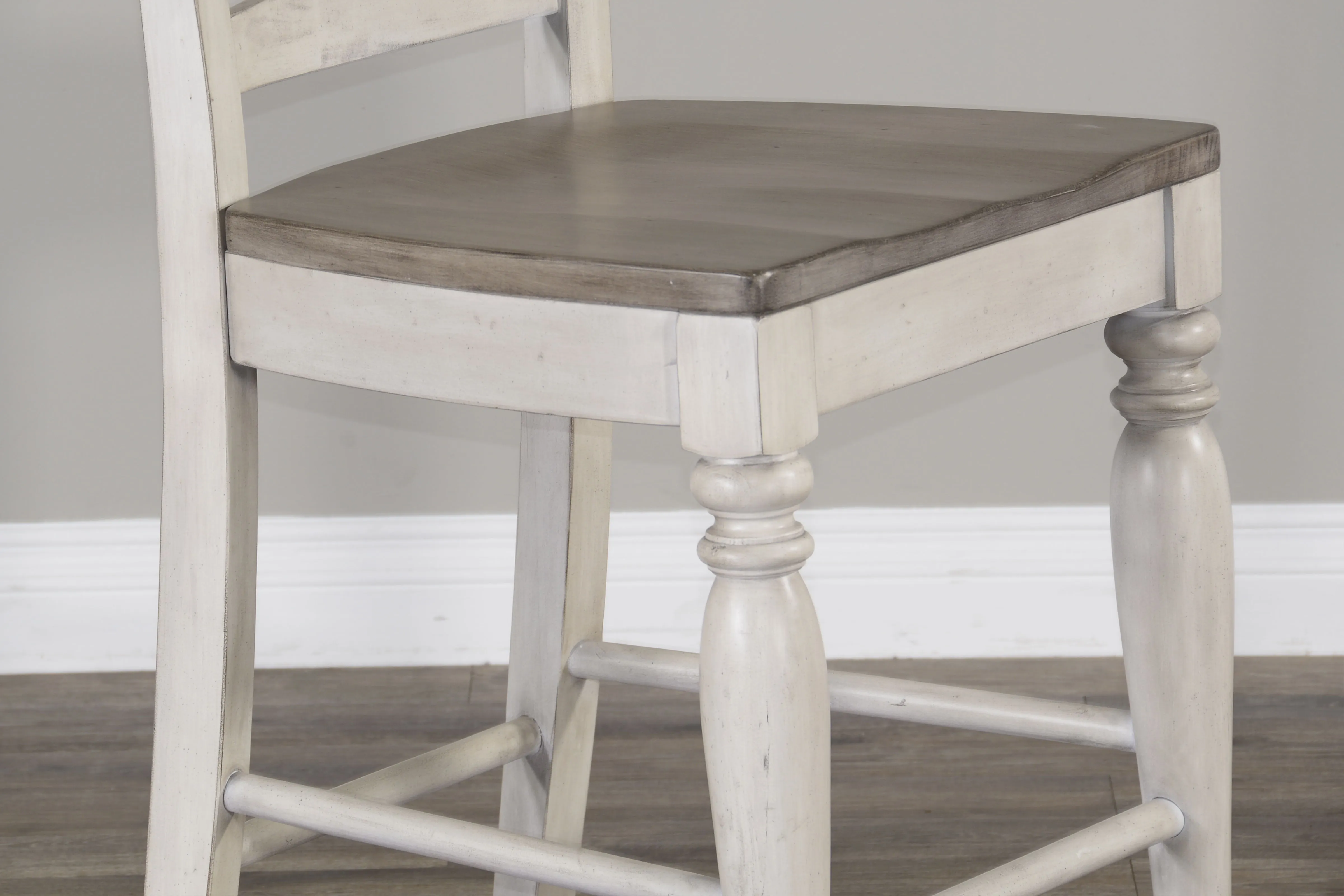 Westwood Village - Barstool - Beige / White