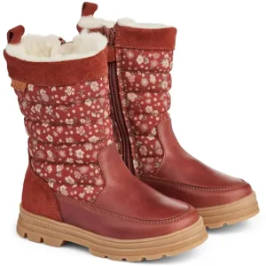 Wheat Winter Boots Koa High Tex Inside Zip Red