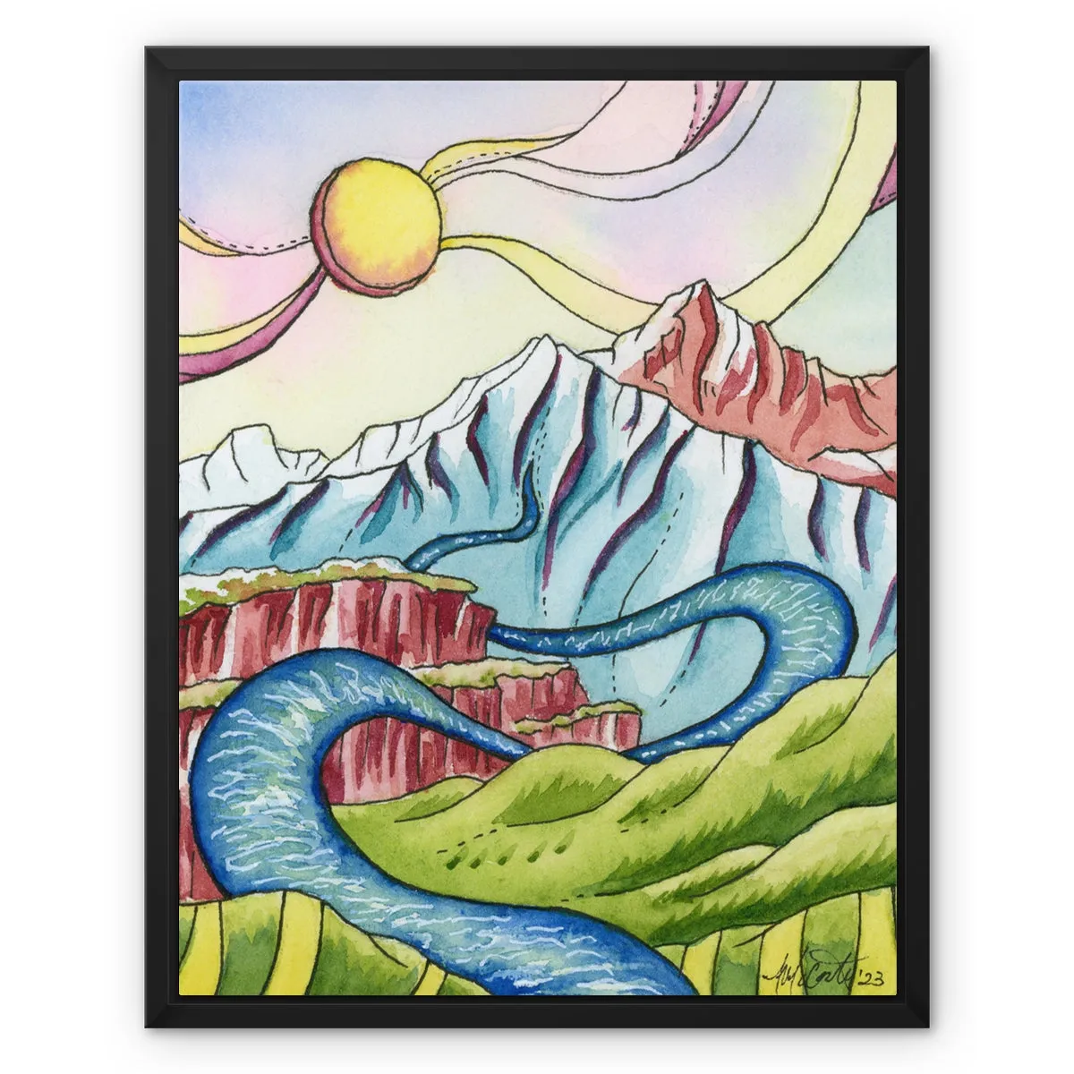 Whimsical St. Vrain Canvas Print