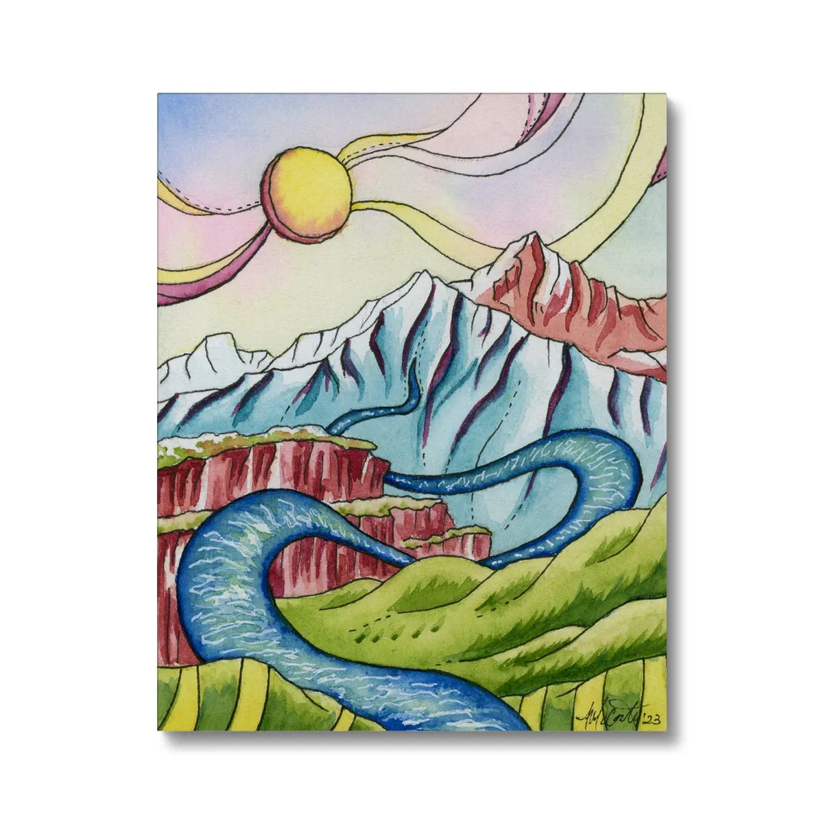 Whimsical St. Vrain Canvas Print