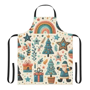 Whimsical Winter Wonderland - Apron, 5-Color Straps (AOP)