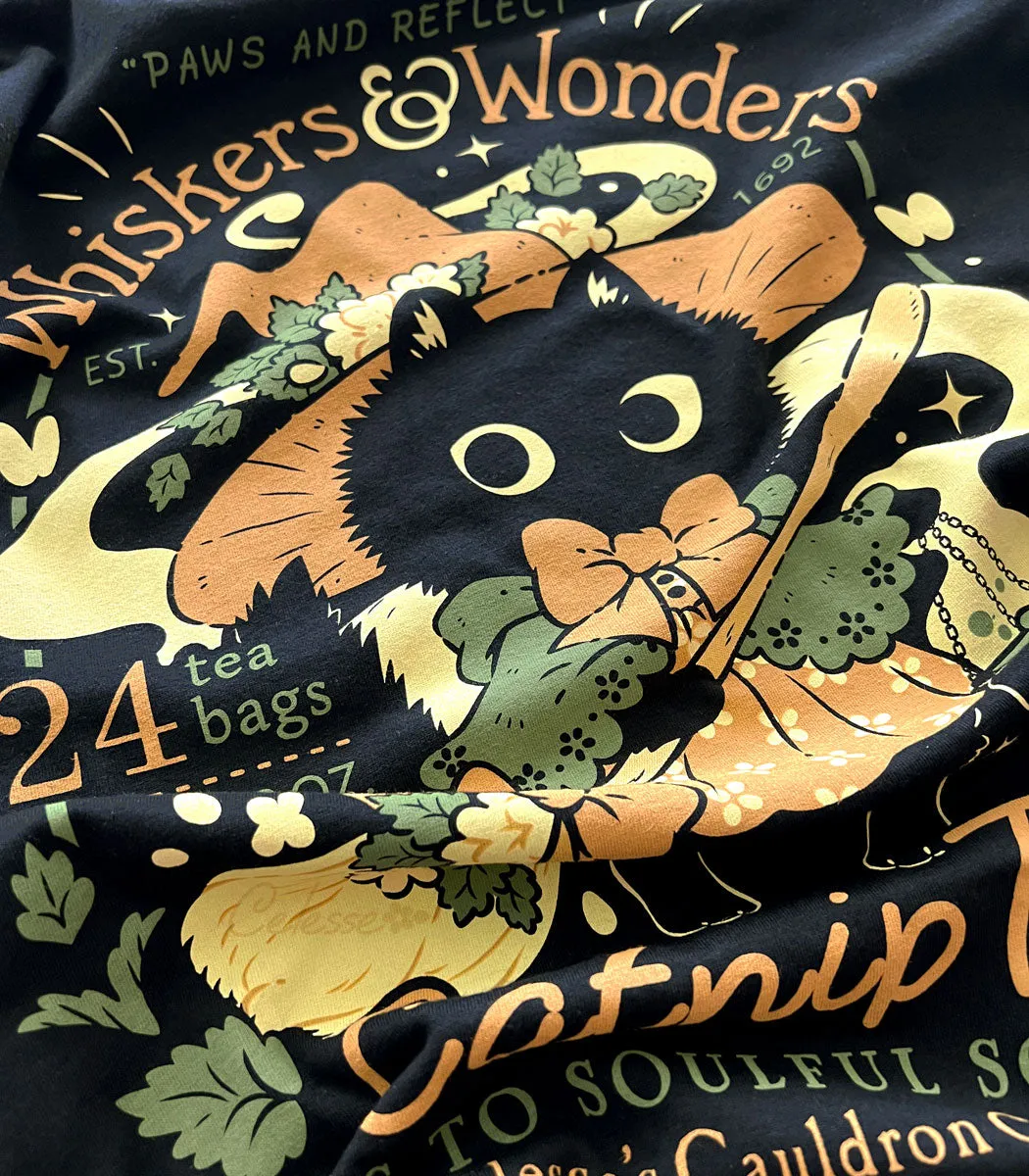 Whiskers & Wonders Catnip Tea Shirt