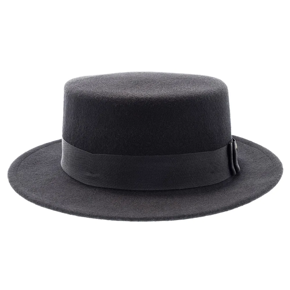 Whistler - Walrus Hats Black Wool Felt Pork Pie Hat - H7016