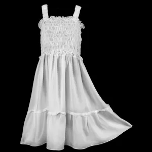 White Angel Dress for Girls (Ages: 4, 6, 8, 10)