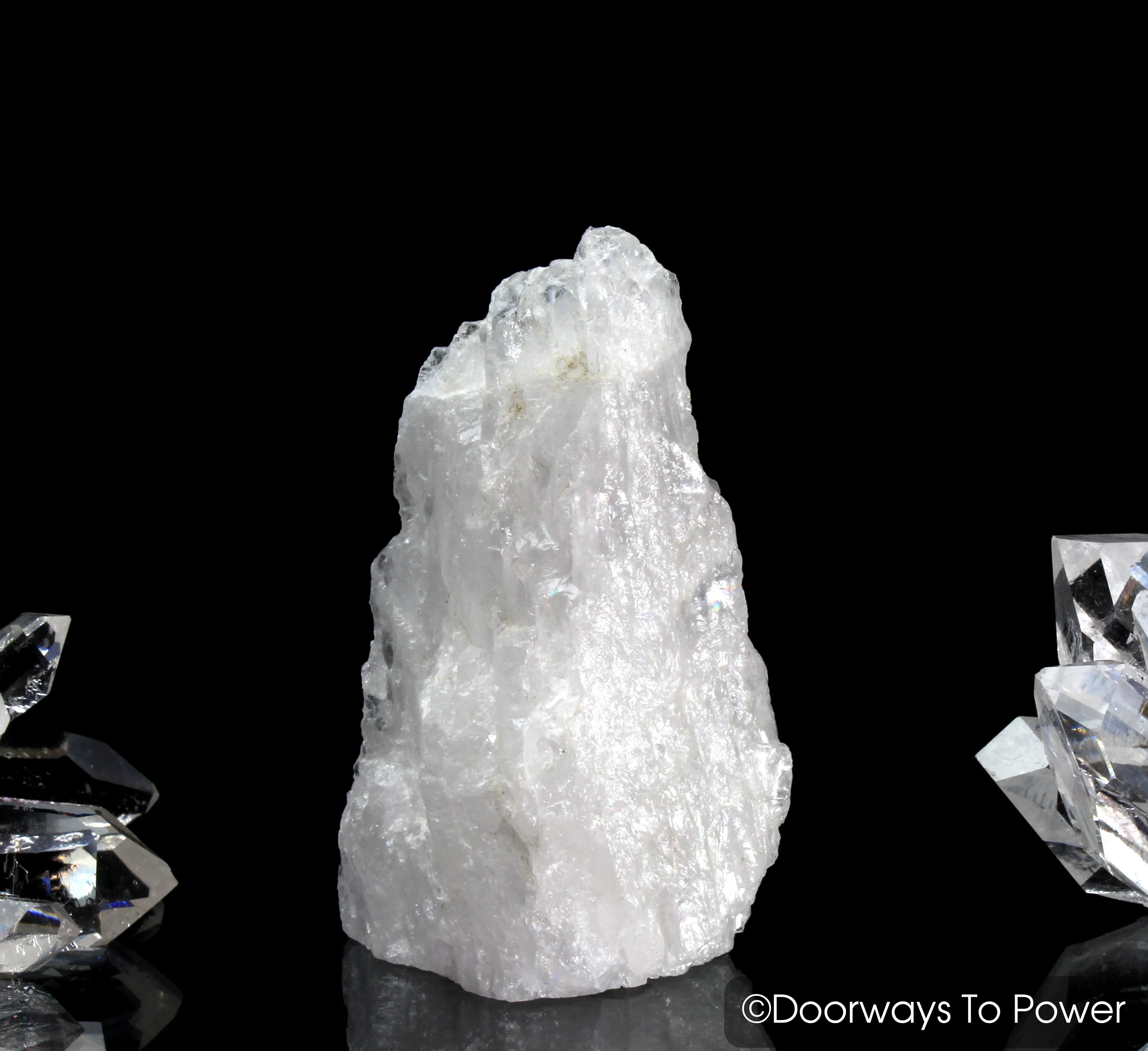 White Azeztulite Altar Stone & Synergy 12 Crystal