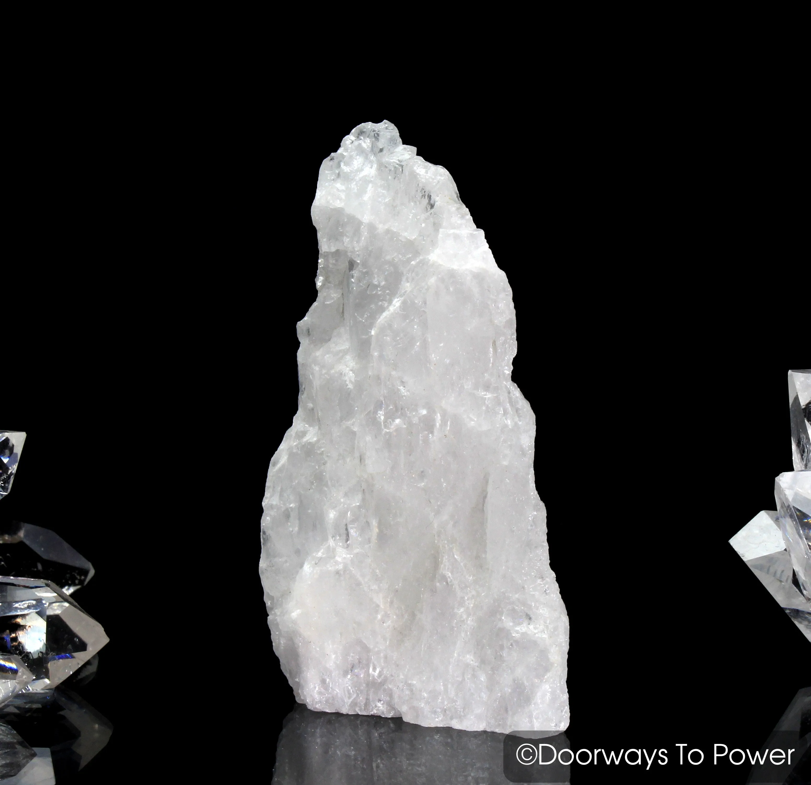 White Azeztulite Altar Stone & Synergy 12 Crystal