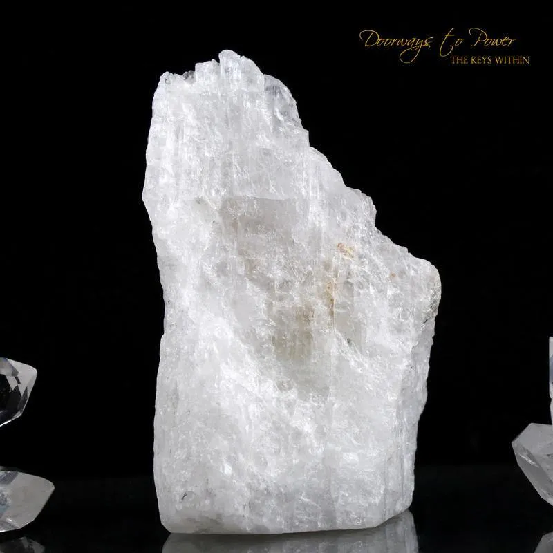 White Azeztulite Synergy 12 Stone Crystal Altar Stone