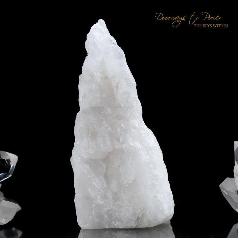 White Azeztulite Synergy 12 Stone Crystal Altar Stone