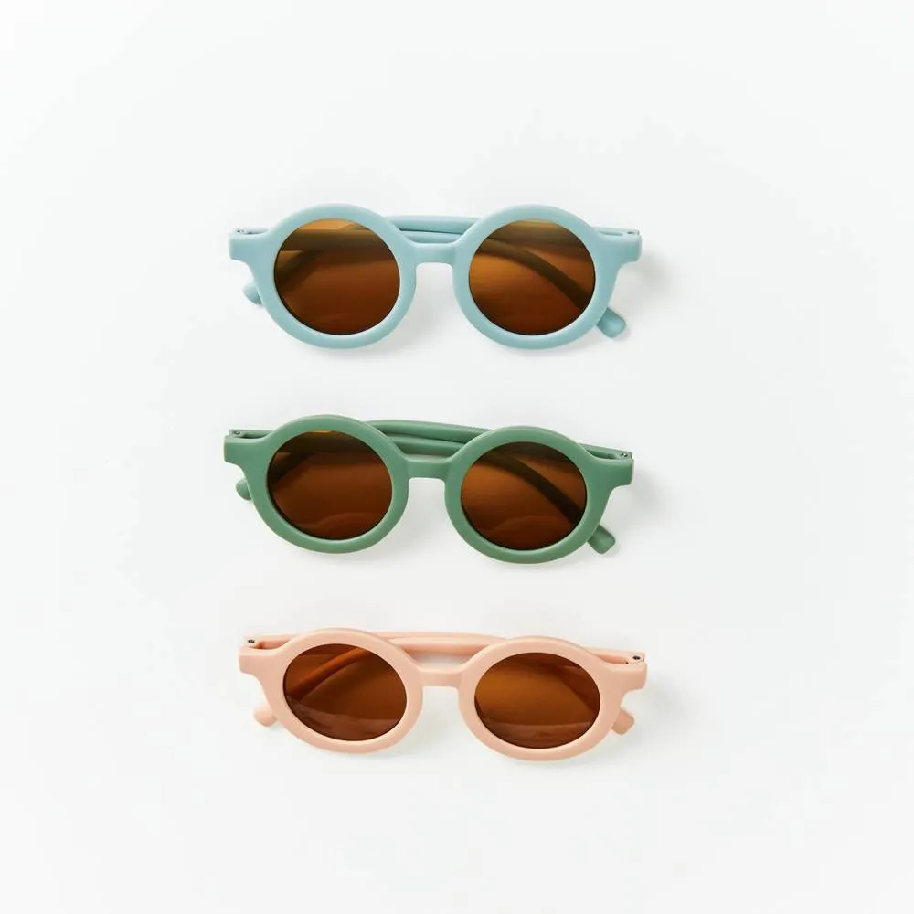 White Blush Split Ava Baby Sunglasses