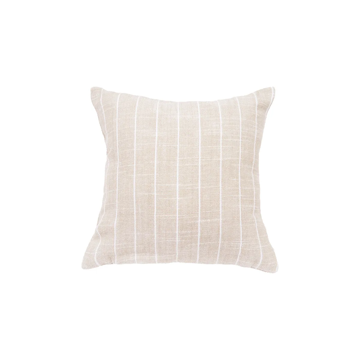 White Bunny Hop Stripe Mini Pillow