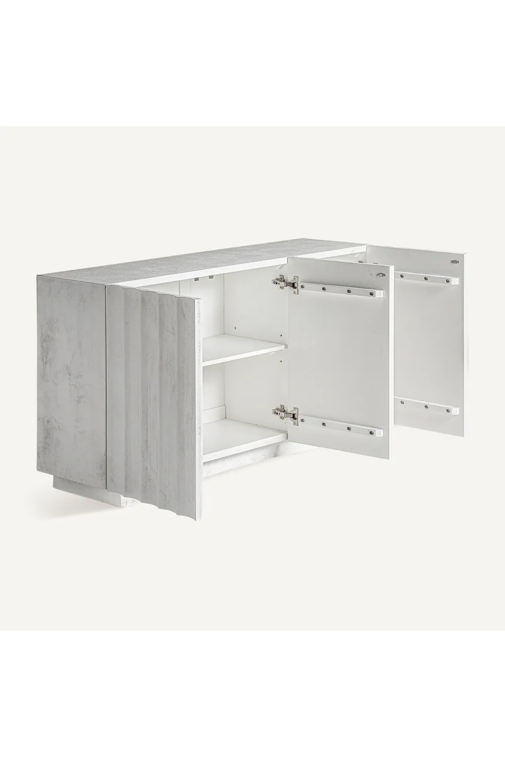 White Cement 3-Door Sideboard | Vical Home Mulcey