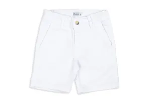 White Chino Boys Shorts