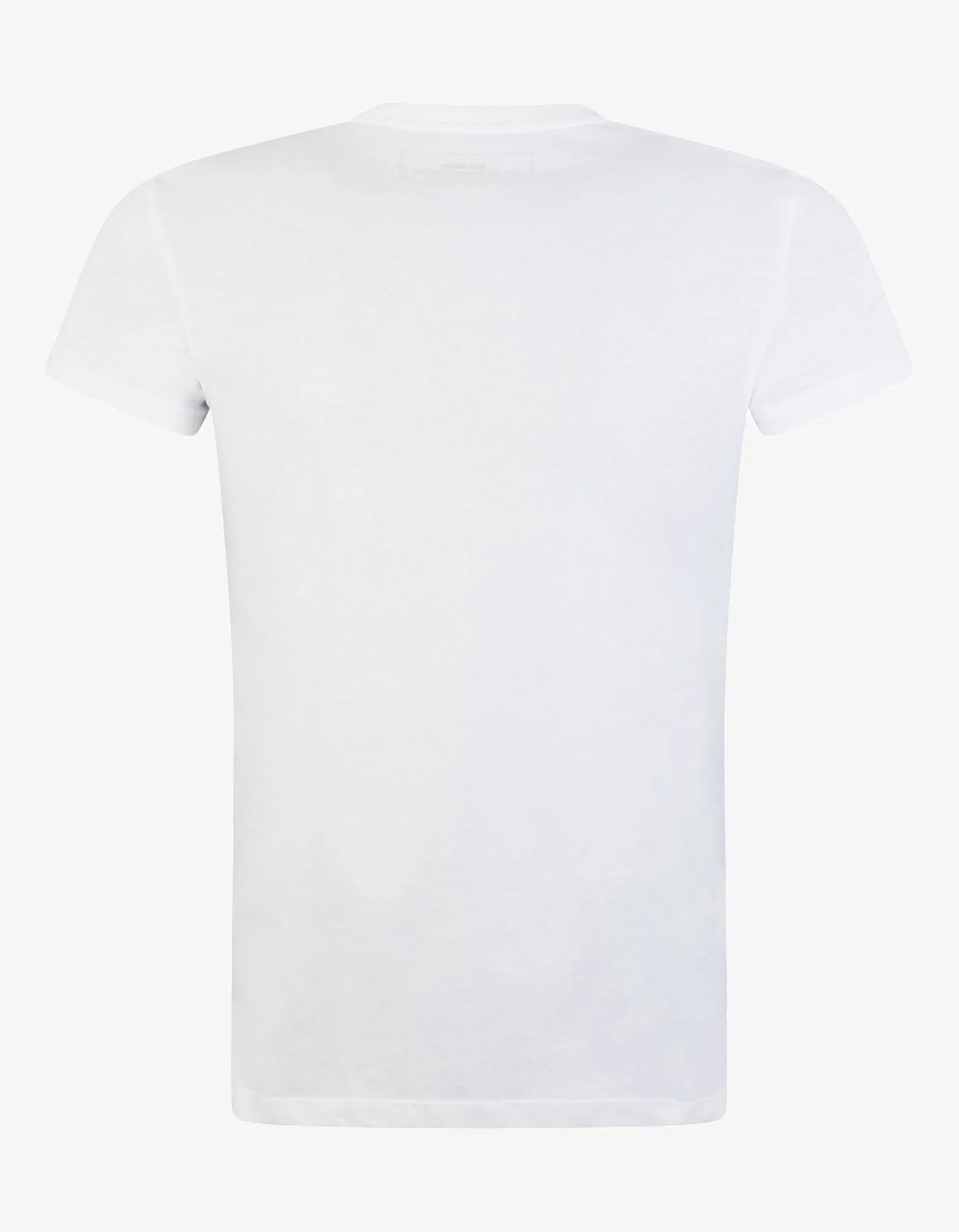 White Colourful Logos Print T-Shirt