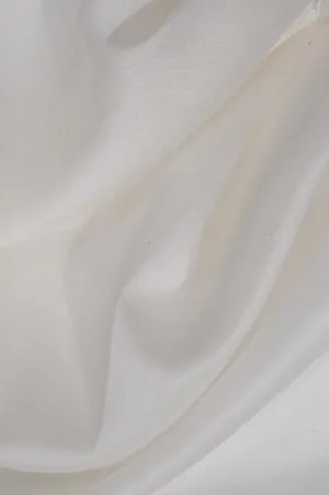 White Cotton Silk Fabric