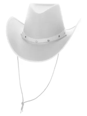 White Cowboy Hat, Felt