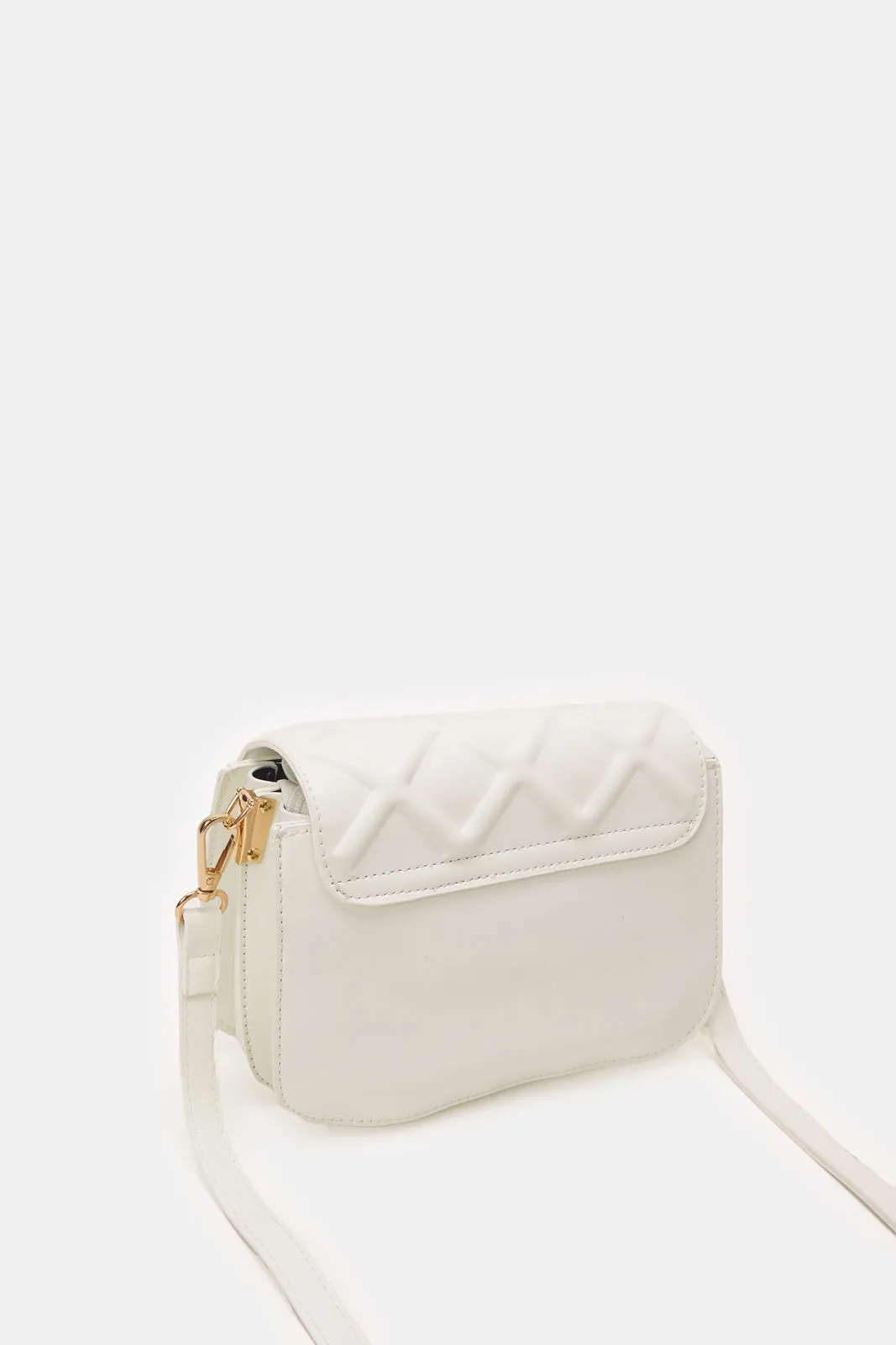 White Embellished Ladies Handbag