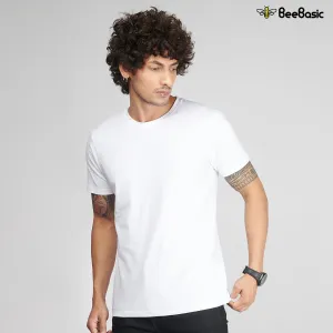 White Half Sleeve T-Shirt