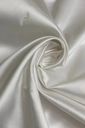 White Italian Satin Organza