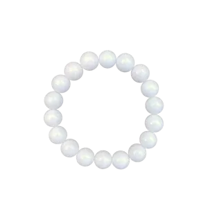 White Jade 10mm Bracelet